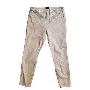 Abercrombie & Fitch Jeans Ultra High Rise Super‎ Skinny White 32 | 14